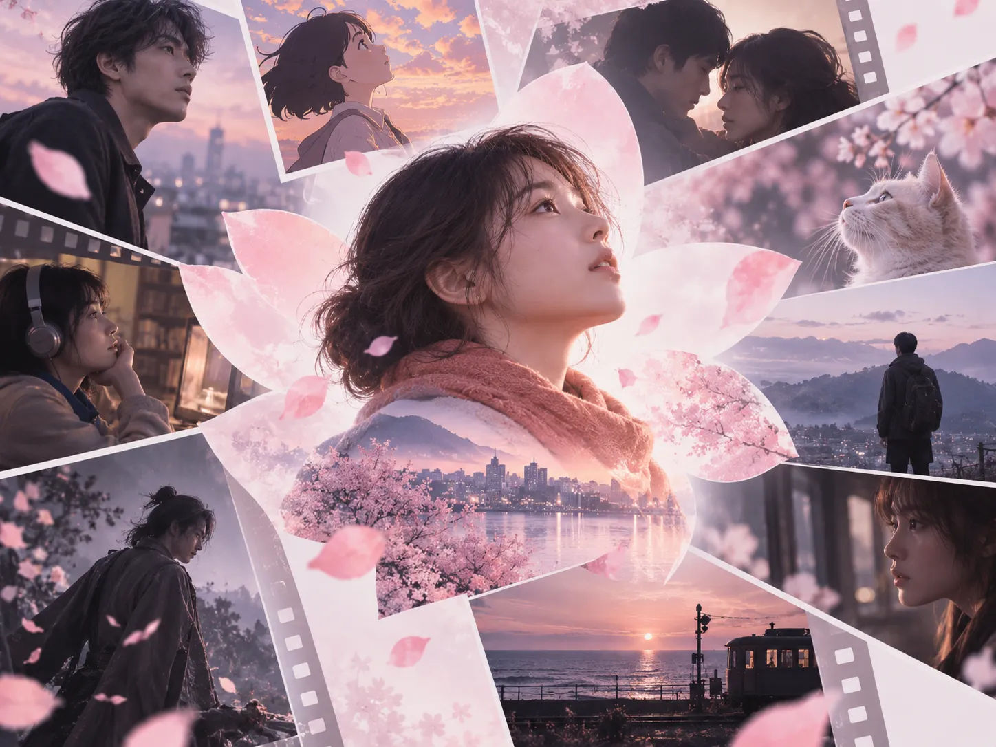 夜色慢放映 · 雨后街口主题配图